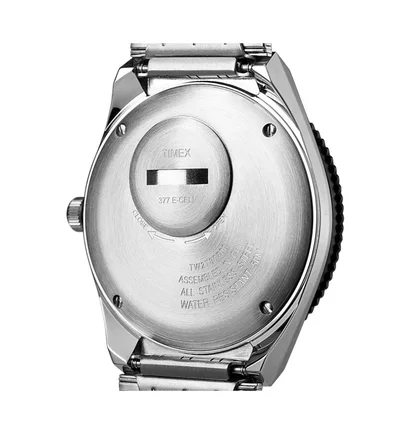 Timex Archive Q Diver Reissue 38mm (Silber / Blau / Orange)