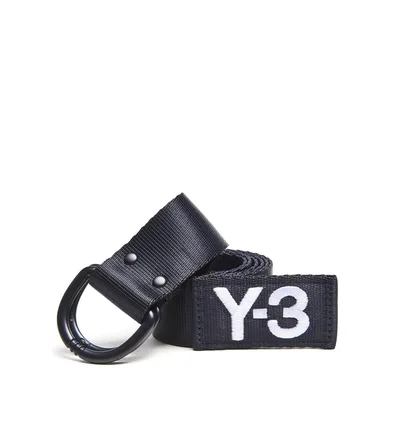 Y-3 Logo Belt (Schwarz)