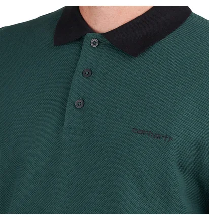 Carhartt WIP Longsleeve Vance Rugby Shirt (Grün / Schwarz)