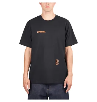 Café Soda Community T-Shirt (Schwarz / Orange)