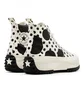 Converse Run Star Hike Platform Polka (Weiss / Schwarz)