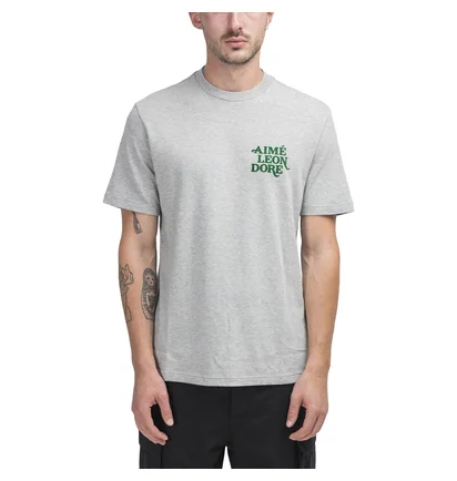 Aimé Leon Dore Flocked Logo Graphic Tee (Grau)