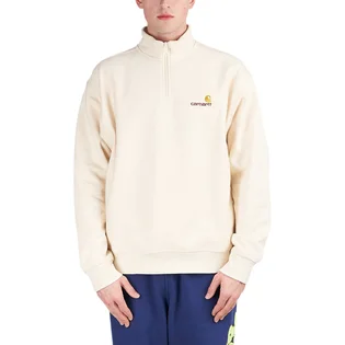 Carhartt WIP Half Zip American Script Sweatshirt (Beige)