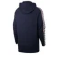 Nike NSW Taped Half Zip Hooded Poly (Dunkelblau / Weiß)