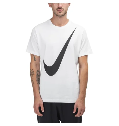 Nike Swoosh Tee (Weiß / Schwarz)