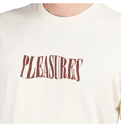 Pleasures Party Logo T-Shirt (Creme)