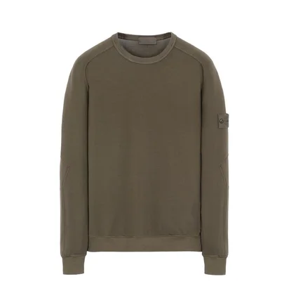 Stone Island 'Ghost Piece' Sweatshirt (Olive)