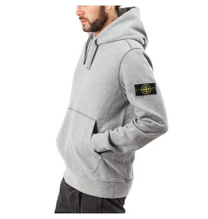 Stone Island Hooded Sweater (Hellgrau)