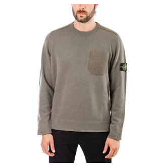 Stone Island Knitwear Sweat Shirt (Olive)