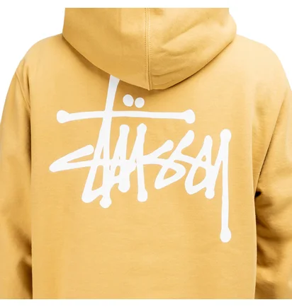 Stüssy Basic Hoodie (Hellbraun)