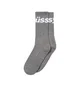 Stüssy Jacquard Logo Socks (Grau)
