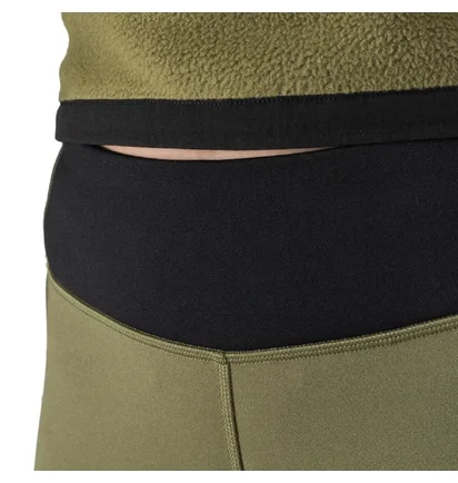 The North Face WMNS Steep Tech Fleece Tight (Khaki / Schwarz)