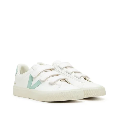 Veja WMNS Recife Logo Chromefree Leather (Weiss / Grün)