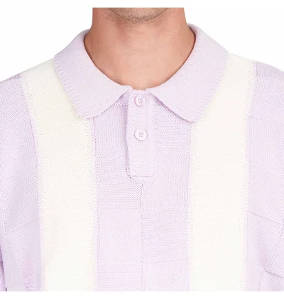 Obey Albert Polo Sweater (Flieder / Beige)