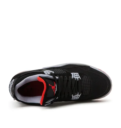 Air Jordan 4 Retro 'Black Cement' (Schwarz / Rot)