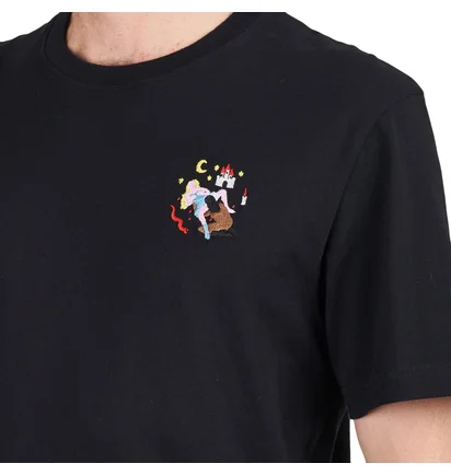 Carne Bollente Middle Edging T-Shirt (Schwarz)