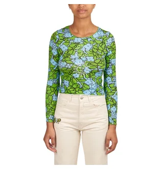 Carne Bollente Under The Leaves Longsleeve (Grün / Blau)