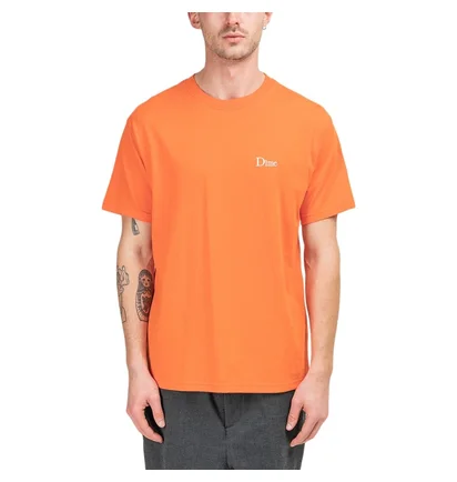 Dime Classic Small Logo T-Shirt (Orange)
