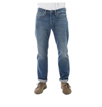 Edwin ED-55 Red Listed Selvage Denim Blue Satomi Wash (Blue)