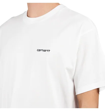 Carhartt WIP S/S Script Embroidery T-Shirt (Schwarz)