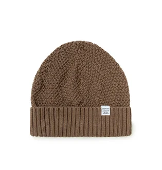 Norse Projects Norse Moss Stitch Beanie (Hellbraun)