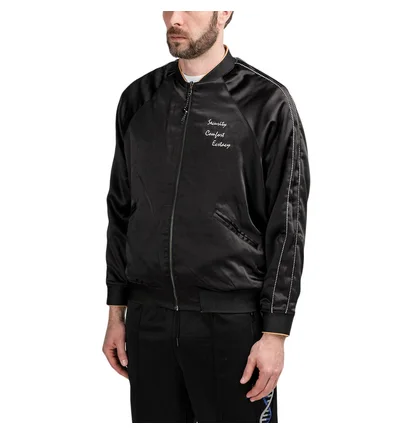 P.A.M. Team Work Reversible Satin Jacket (Schwarz / Grau)