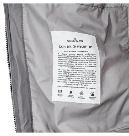 Stone Island Skin Touch Nylon-TC Packable Jacket (Grau)