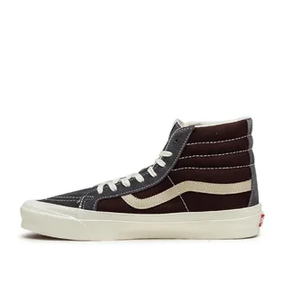 Vans Vault UA OG Sk8-Hi LX (Blaugrau / Dunkelbraun)