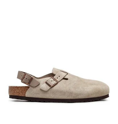 Birkenstock Tokio ll Suede Leather Regular (Grau)