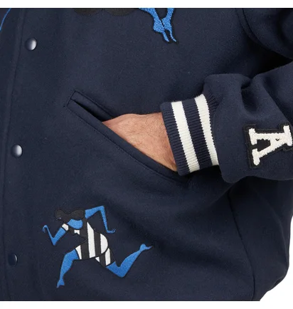 by Parra Run Sit & Bike Varsity Jacket (Navy)