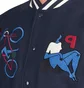 by Parra Run Sit & Bike Varsity Jacket (Navy)