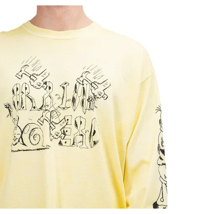 Brain Dead Leon's Girls Longsleeve (Gelb)