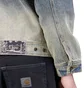 Dime Denim Jacket (Blau / Weiss)