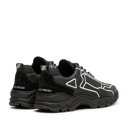 Filling Pieces Low Curve Iceman Silk (Schwarz / Weiß)
