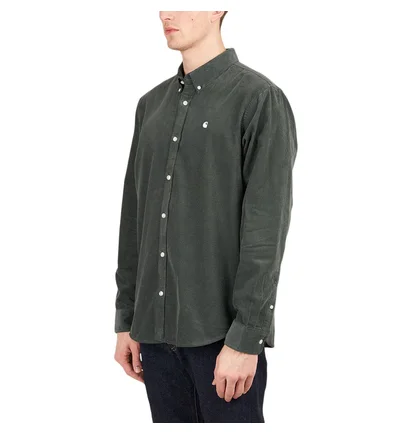 Carhartt WIP Madison Fine Cord Shirt (Grün)