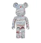 Medicom 1000% Basquiat V2 Be@rbrick Toy (Weiß)
