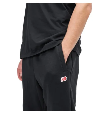 New Balance MP9351 BK Athletics Stadium Fleece Pants (Schwarz)