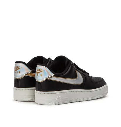 Nike Wmns Air Force 1 '07 Low ''Metallic'' (Schwarz)