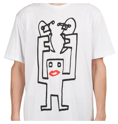 Sex Skateboard Birth T-Shirt (Weiß)