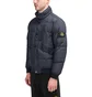 Stone Island Garment Dyed Nylon Down Jacket (Navy)