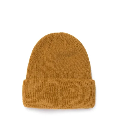Stüssy Basic Cuff Beanie (Senfgelb)