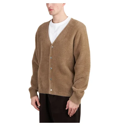 Stüssy Shaggy Cardigan (Taupe)