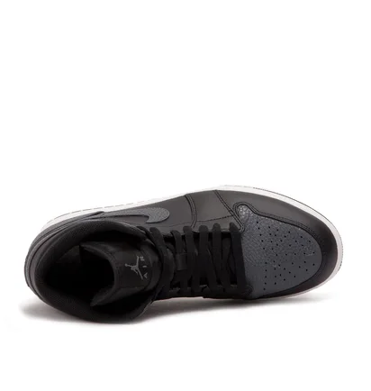 Air Jordan 1 MID (Schwarz / Dunkelgrau)