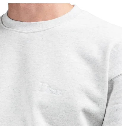 Dime Classic Small Logo Crewneck (Grau)