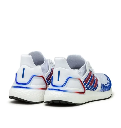 adidas Ultraboost 20 (Weiß / Rot / Blau)
