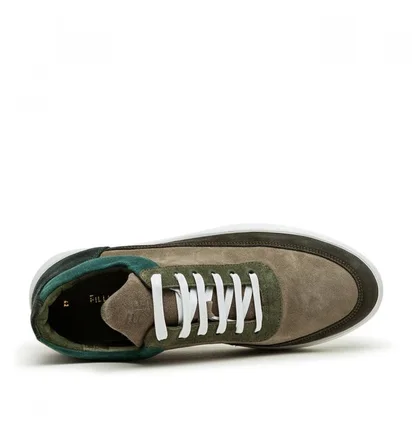 Filling Pieces Low Top Ripple (Olivgrün)