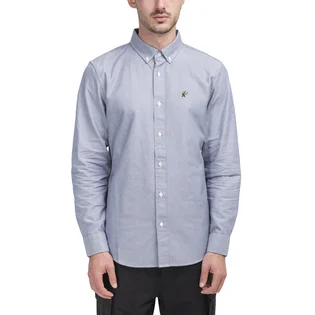 Aimé Leon Dore A-Wing Patch Oxford Shirt (Blau)