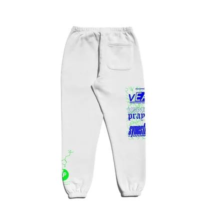 Ignored Prayers Another Dimension Sweatpants (Weiß)