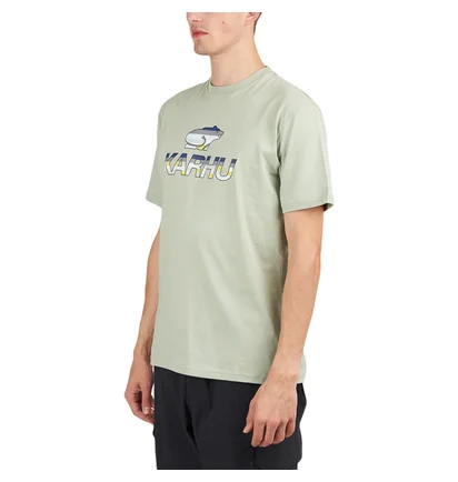 Karhu Team College T-Shirt (Grün / Blau / Multi)