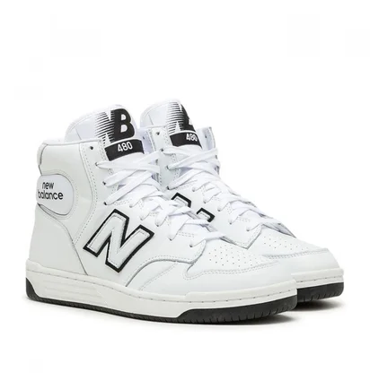 New Balance BB480 HE (Weiß / Schwarz)